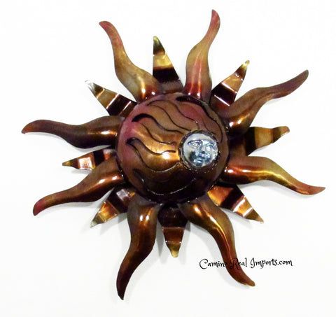 LL HANGING METAL SUN 16"  DECOR caminorealimorts.com