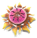 Wall Hanging Metal Sun 9" caminorealimports.com