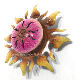 Wall Hanging Metal Sun 9" caminorealimports.com