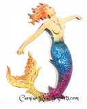 Wall Decor Metal Mermaid Caminorealimports.com