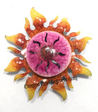 Wall Hanging Metal Sun 9" caminorealimports.com