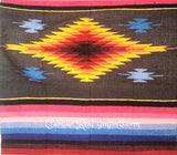 Mexican Diamond Blanket 4.5' X 6.5'. Caminorealimports.com