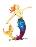 Wall Decor Metal Mermaid Caminorealimports.com