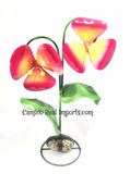 Yard or Garden Metal Flowers Hand Made Caminorealimports.com
