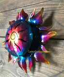 Wall Hanging Metal Sun 9"  MTS9003